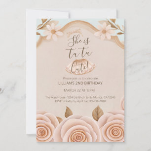 Invitation pour le deuxième anniversaire de danse