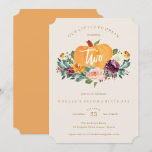 Invitation pour le deuxième anniversaire de notre