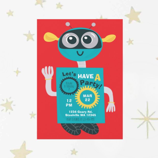 Invitation pour le deuxième anniversaire des Cool  (Créateur téléchargé)