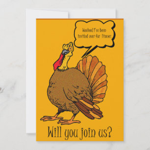 Invitation pour le dîner de Thanksgiving - Funny T