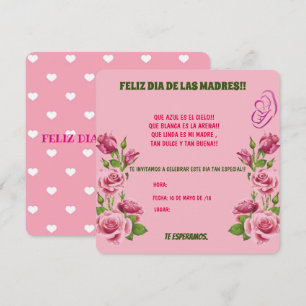 INVITATION POUR LE JOUR DES MÈRES