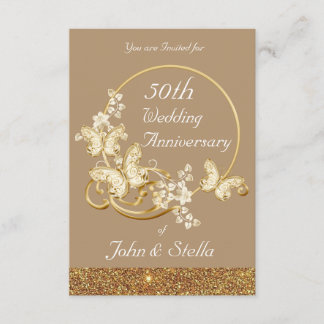 Invitation pour le Jubilé d'Or