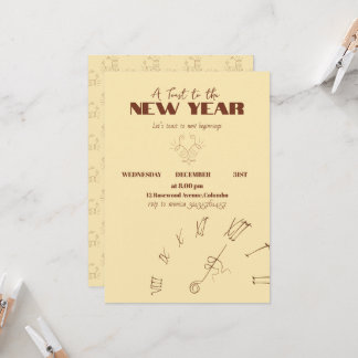 Invitation pour le Nouvel An