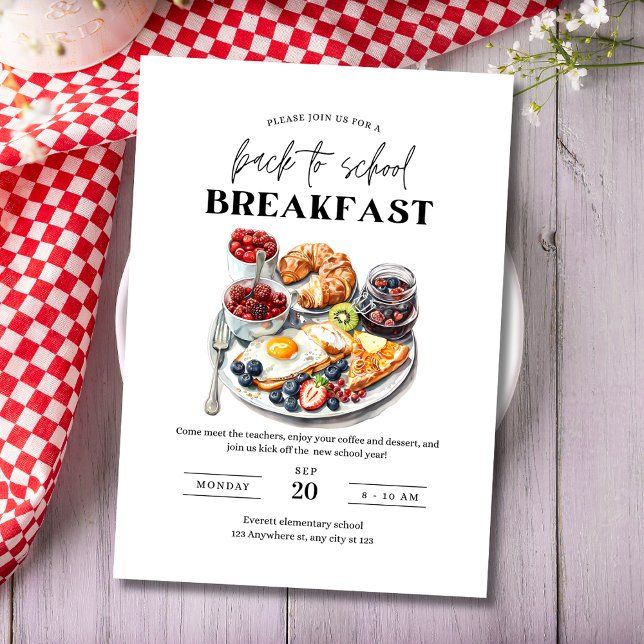 Invitation pour le petit-déjeuner de rentrée, Renc (Créateur téléchargé)