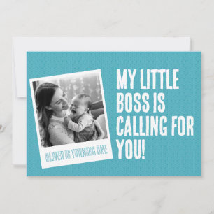 Invitation pour le premier anniversaire