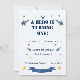 Invitation pour le premier anniversaire de Air For
