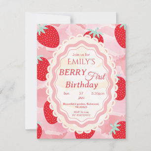 Invitation pour le premier anniversaire de bébé