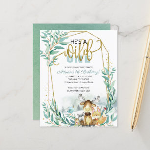 Invitation pour le premier anniversaire de "Budget