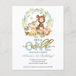 Invitation pour le premier anniversaire de Budget,