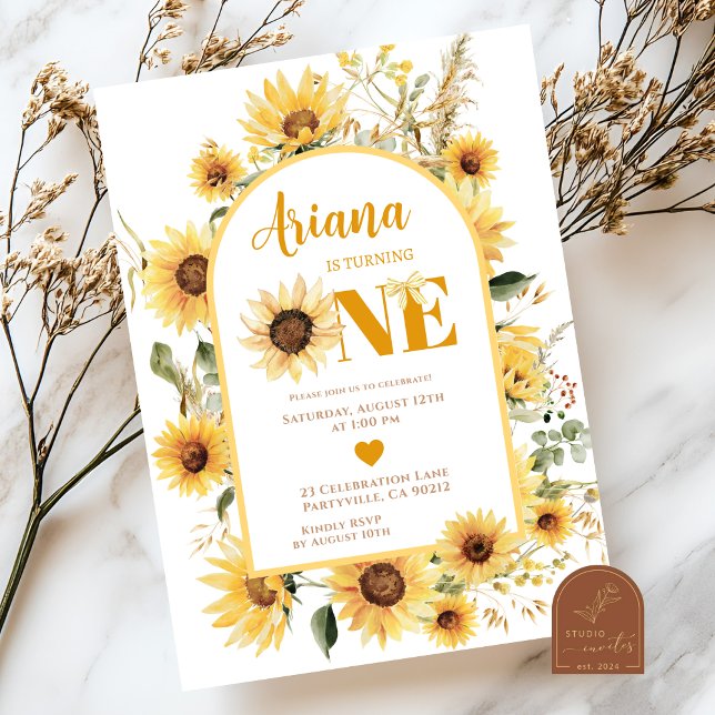 Invitation pour le premier anniversaire de Coquett (Créateur téléchargé)