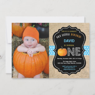 Invitation pour le premier anniversaire de garçon 