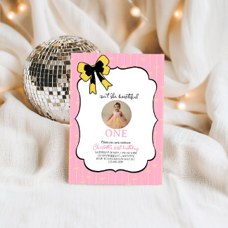 invitation pour le premier anniversaire de la bell