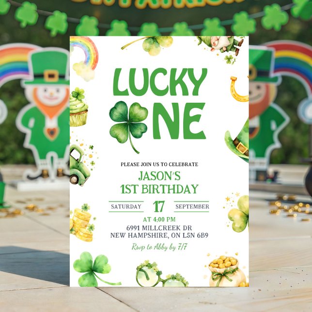 Invitation pour le premier anniversaire de la chan (Créateur téléchargé)