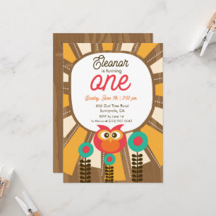 Invitation pour le premier anniversaire de la chou