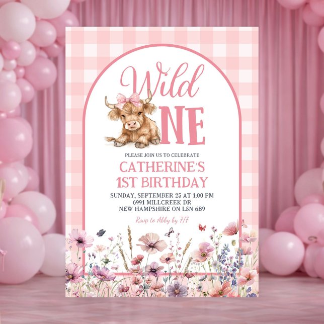 Invitation pour le premier anniversaire de la géni (Créateur téléchargé)