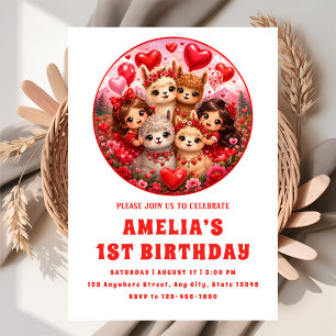 Invitation pour le premier anniversaire de la mign