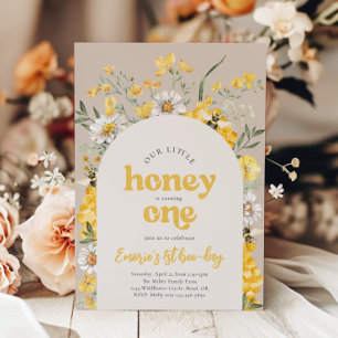 Invitation pour le premier anniversaire de l'abeil