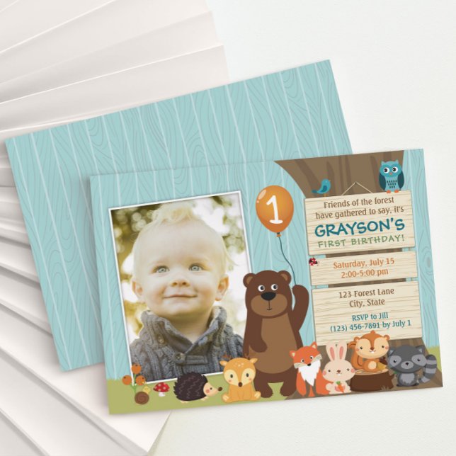 Invitation pour le premier anniversaire de l'anima (Créateur téléchargé)