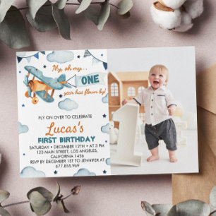 Invitation pour le premier anniversaire de l'avion