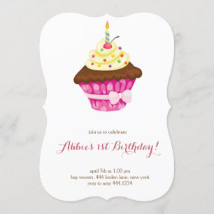 Invitation pour le premier anniversaire de Little