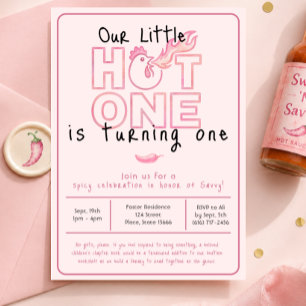 Invitation pour le premier anniversaire de Little 