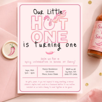 Invitation pour le premier anniversaire de Little