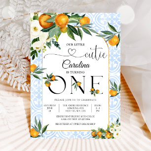 Invitation pour le premier anniversaire de Little 