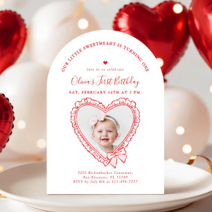 Invitation pour le premier anniversaire de Little