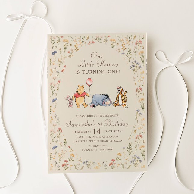 Invitation pour le premier anniversaire de Little  (Créateur téléchargé)