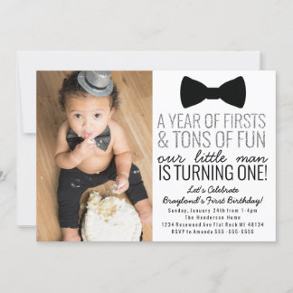 Invitation pour le premier anniversaire de Little