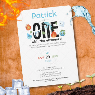 Invitation pour le premier anniversaire de ONE ave