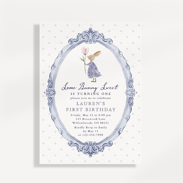 Invitation pour le premier anniversaire de Some Bu (Créateur téléchargé)