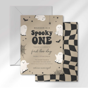 Invitation pour le premier anniversaire de Spooky