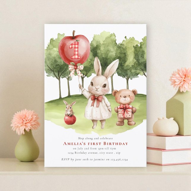 Invitation pour le premier anniversaire de Sweet B (Créateur téléchargé)
