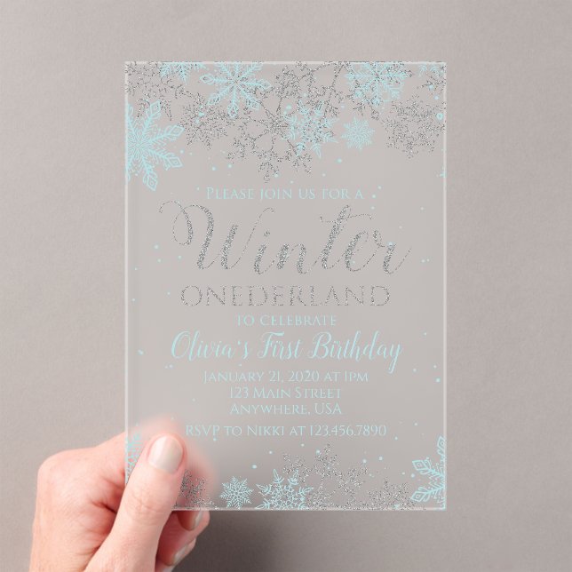 Invitation pour le premier anniversaire de Winter  (In situ (ordinateur de poche))