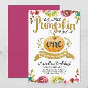 Invitation pour le premier anniversaire du petit C