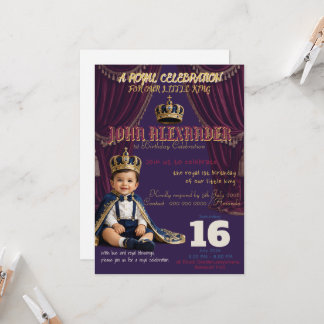 Invitation pour le premier anniversaire du petit r