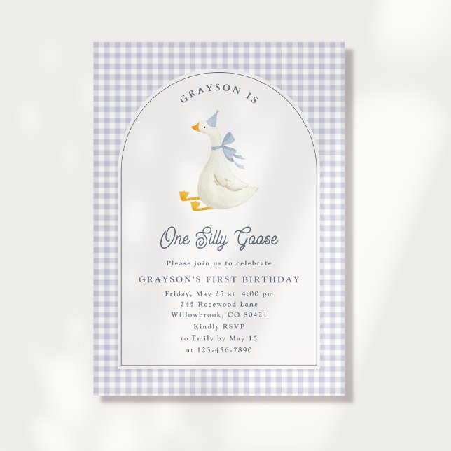 Invitation pour le premier anniversaire d'un garço (Créateur téléchargé)