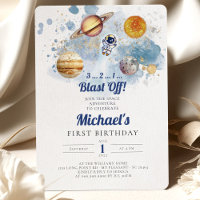 Invitation pour le premier anniversaire d'un garço