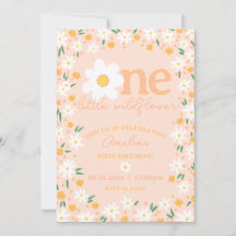 Invitation pour le premier anniversaire d'une peti