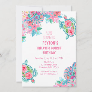 Invitation pour le quatrième anniversaire de la pl