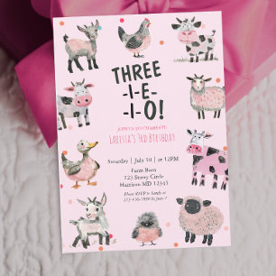 Invitation pour le troisième anniversaire de la fe