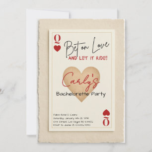 Invitation pour l'enterrement de vie de jeune fill