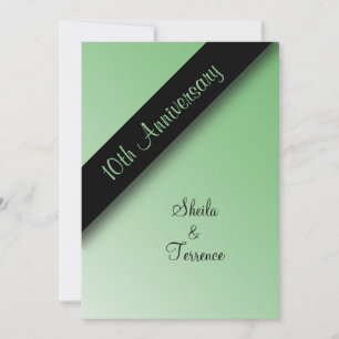 Invitation pour les 10 ans de mariage