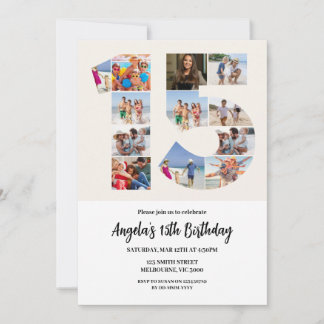 Invitation pour les 15 ans - Numéro 15