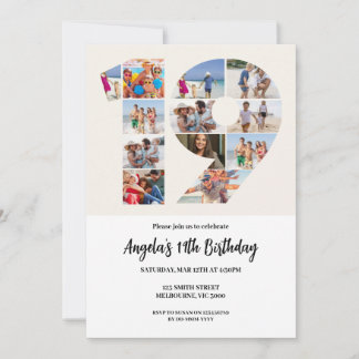 Invitation pour les 19 ans - Numéro 19