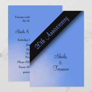 Invitation pour les 20 ans de mariage