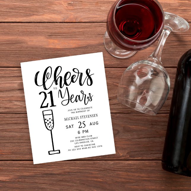 Invitation pour les 21 ans de Budget (Créateur téléchargé)
