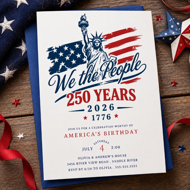 Invitation pour les 250 ans de 'We The People' (Créateur téléchargé)