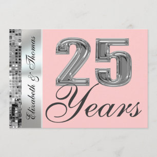 Invitation pour les 25 Ans d'Anniversaire de Maria